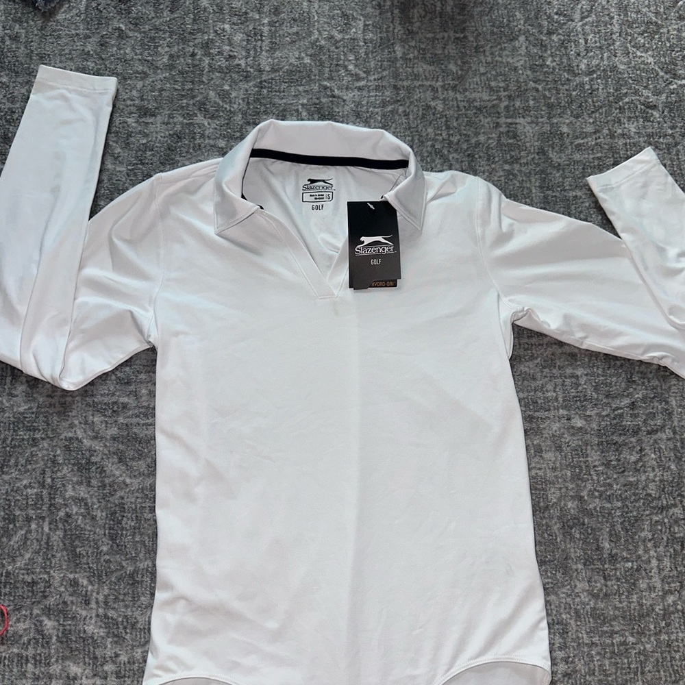 Women’s Slazenger Golf Hydro-Dri Tech Body Suit in White Marble